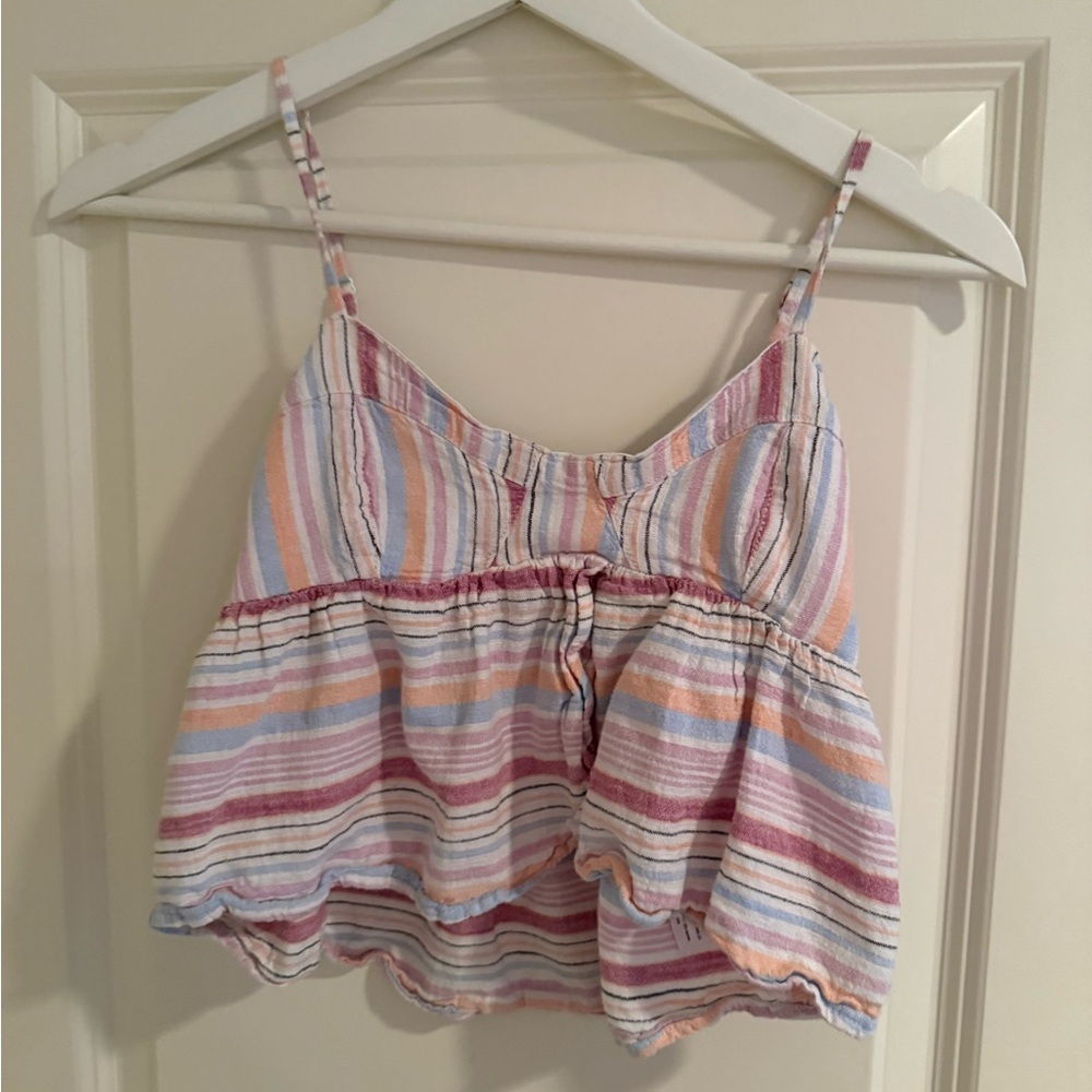 American Eagle Outfitters Pastel Striped Camisole